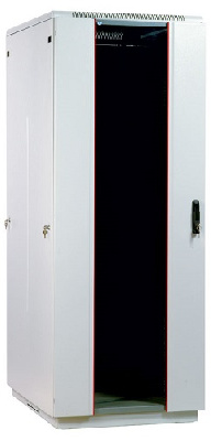 ШТК-М-47.8.10-1ААА Шкаф телекоммуникационный напольный 47U (800 × 1000) дверь стекло