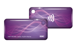 RFID-Брелок ISBC Em-marine + Mifare Classic 1K (Фиолетовый) 125-18771