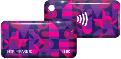 RFID-Брелок ISBC Mifare ID 4 byte nUID (фиолетовый) (125-18218)