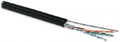 Hyperline UUTP4-C5E-S24-2SW-OUT-PE-BK-500 (500 м)