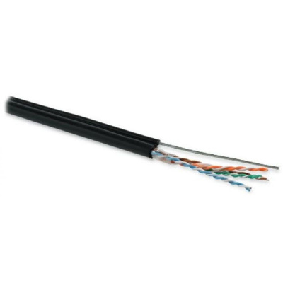 Hyperline UUTP4-C5E-S24-SW-OUT-PE-BK-500 (500 м)