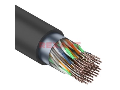 Кабель FTP 25PR 24AWG, CAT5, наружный (OUTDOOR), бухта 305 м, REXANT 01-1203