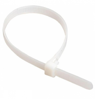 PKB-100M; Кабельная стяжка 2,5х100, упак 100 шт. (белый)