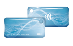 RFID-Брелок ISBC Em-marine + Mifare Classic 1K (Голубой) 125-18769