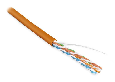 Hyperline UUTP4-C5E-S24-IN-LSZH-OR-305 (305 м)