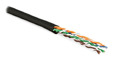 UUTP4-C5E-P24-IN-LSZH-BK-100 (100 м)