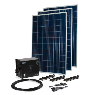 Комплект Teplocom Solar-1500 + Солнечная панель 250Вт х 3