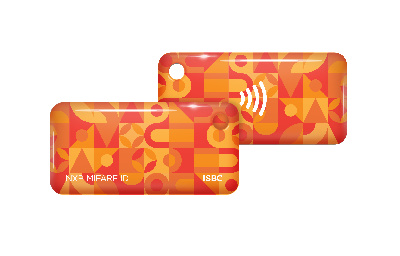 RFID-Брелок ISBC Mifare ID 4 byte nUID (оранжевый) (125-18213)
