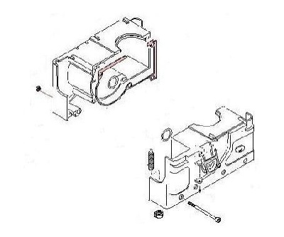 Корпус редуктора OPS001 (арт. 119RIB003)