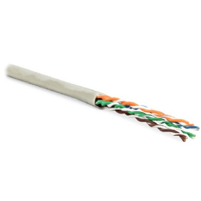 Hyperline UUTP4-C5E-P24-IN-LSZH-GY-100 (100 м)