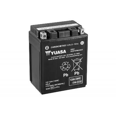Аккумулятор YUASA YTX14AHL-BS(14L-A2,14L-B2)