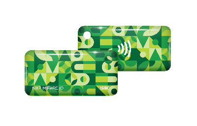 RFID-Брелок ISBC Mifare ID 4 byte nUID (зеленый) (125-18215)