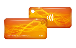 RFID-Брелок ISBC Em-marine + Mifare Classic 1K (Оранжевый) 125-18766