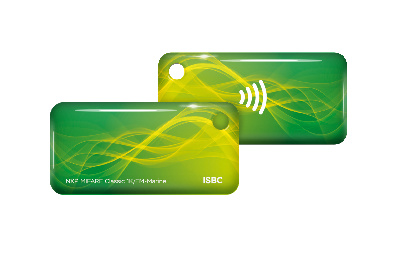 RFID-Брелок ISBC Em-marine + Mifare Classic 1K (Зелёный) 125-18768