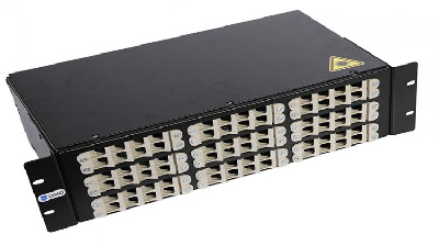 БОН-19-3-72-9005 Оптический кросс (бокс) 19", 3U, до 72 портов, цвет черный