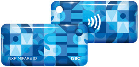 RFID-Брелок ISBC Mifare ID 4 byte nUID (голубой) (125-18216)