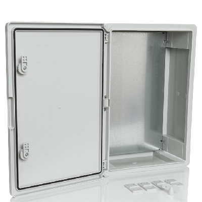 PP3001; Пластиковый шкаф с монт. панелью, IP65. УХЛ1., 200х300х130, непрозрачная дверца
