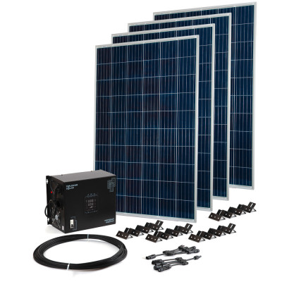 Комплект Teplocom Solar-1500 + Солнечная панель 250Вт х 4