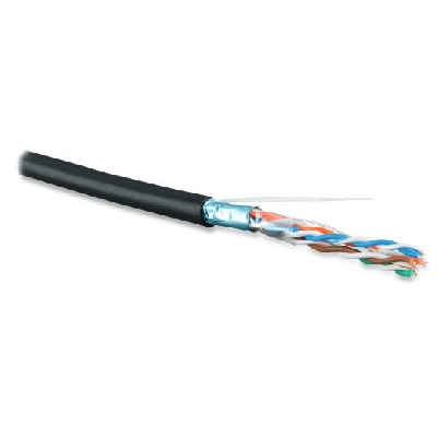 Hyperline FUTP4-C5E-S24-OUT-LSZH-BK-500 (500 м)