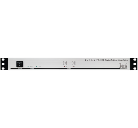 2-х канальный усилитель-распределитель Les DS-214HDA 1 в 4 для HD/SD-SDI и ...