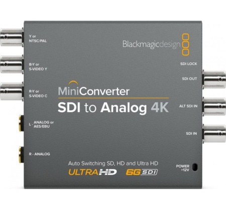 Мини-конвертер Blackmagic Mini Converter SDI to Analog 4K