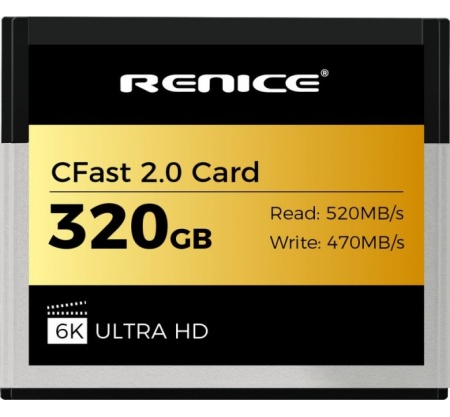 Карта памяти Renice X5D SATAIII CFast 2.0 емкостью 320GB
