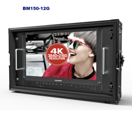 17.3 inch Pro 12G-SDI Broadcast/Production Monitor with 12G SFP/4K HDMI/3D-...