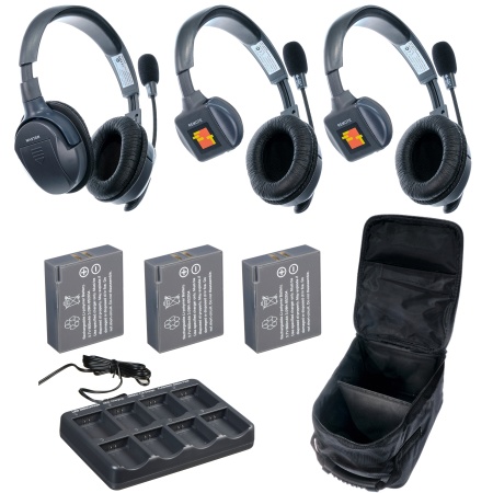 UltraLITE 3-21 UltraLITE 3 абонента с гарнитурами 2 Single 1 Double Headsets