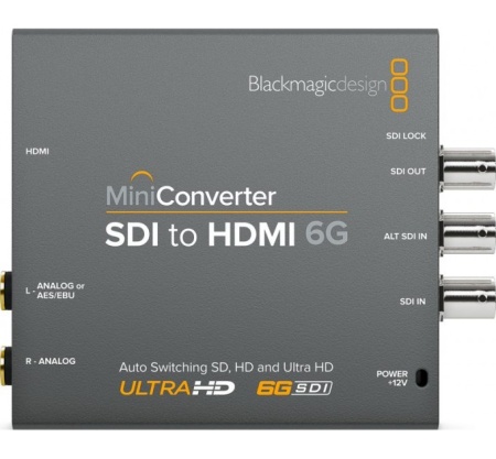 Мини-конвертер Blackmagic Mini Converter SDI to HDMI 6G